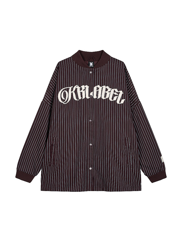 KARO KAUER Overshirt  dunkelrot   M/L damen
